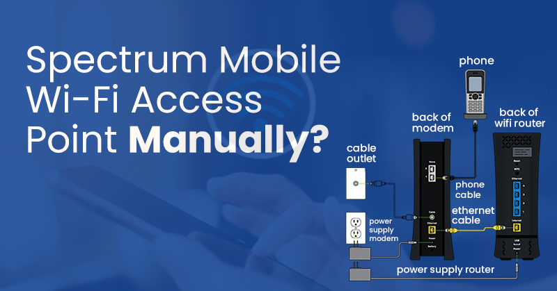 spectrum mobile wifi access manually
