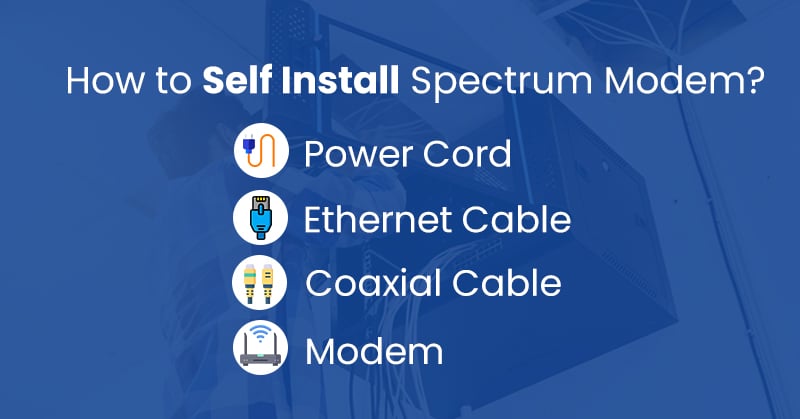 how to self install spectrum modem