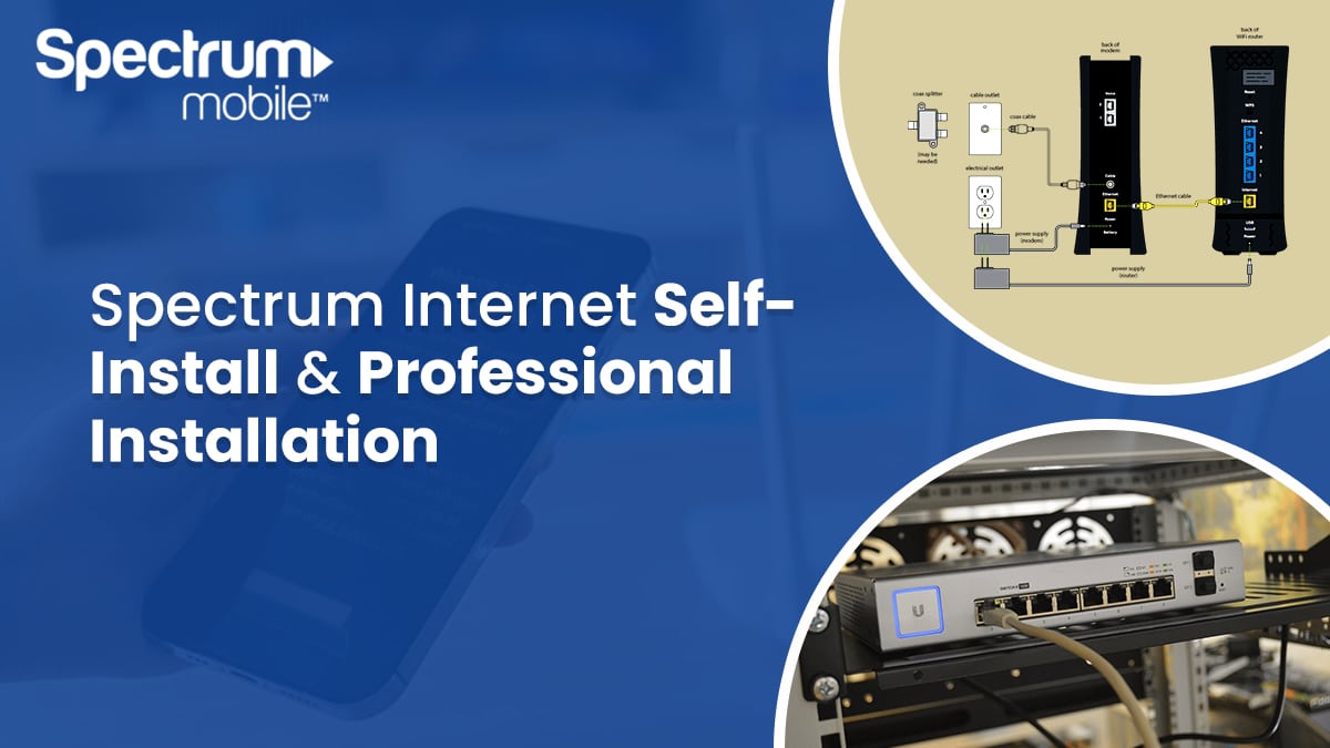 spectrum internet self install and professional network