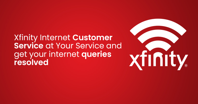 Graphic for Xfinity Internet Customer Service, emphasizing their capability to resolve all your internet-related inquiries